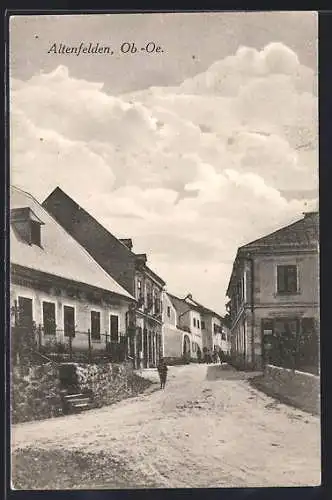 AK Altenfelden, Strassenpartie im Ort