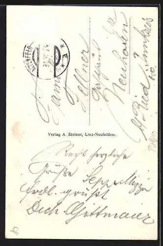 AK Altenfelden, Strassenpartie im Ort