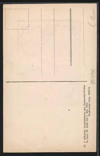 AK Linz, Domweihe 1.5.1924, die fünf bischöflichen Bauherrn
