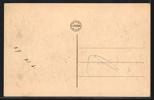 AK Remouchamps, Chateau de Montjardin et Pont du Chemin de Fer