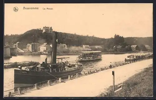 AK Anseremme, La Meuse