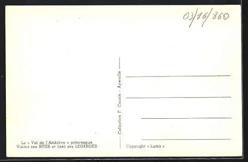 AK Aywaille, Eglise de Dieupart et vue vers Remouchamps