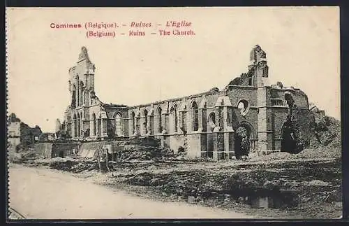 AK Comines, Ruines, L`eglise