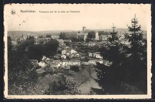AK Neufchateau, Panorama pris de la route de Florenville