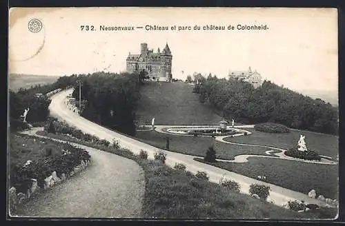 AK Nessonvaux, Chateau et parc du Chateau de Colonheid
