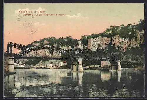 AK Namêche /Vallée de la Meuse, Le grand Punt sur la Meuse