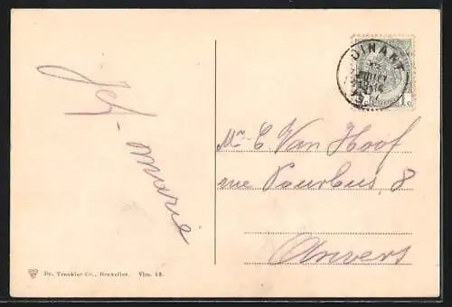 AK Namêche /Vallée de la Meuse, Le grand Punt sur la Meuse