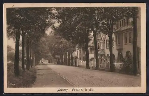 AK Malmedy, Entrée de la ville