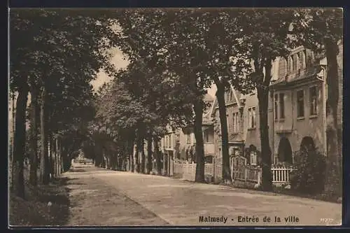 AK Malmedy, Entrée de la ville