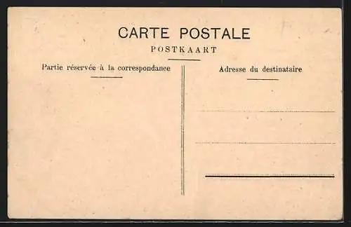 AK La Panne, Une Rue, Strassenpartie