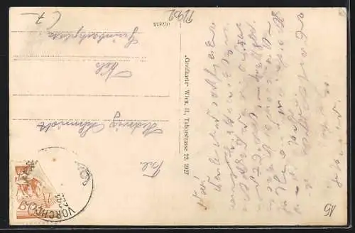 AK Wimsbach /O. Ö., Ortspartie mit Kirche