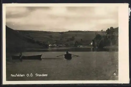 AK Neufelden, Stausee mit Booten