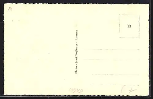 AK Attersee, Uferpartie mit Kirche