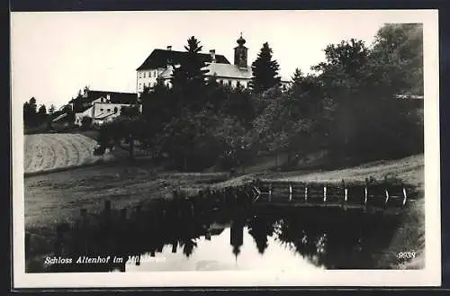 AK Altenhof im Mühlkreis, Blick zum Schloss