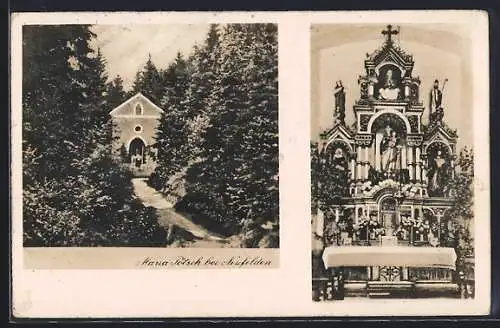 AK Neufelden, Wallfahrts-Kapelle Maria Pötsch, Altar