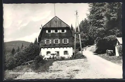 AK Holzschlag /O. Ö., Weg zum Touristenhaus