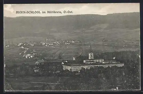 AK Aigen-Schlögl im Mühlkreis, Panorama mit Stift