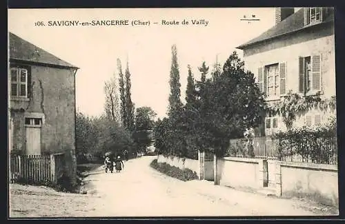AK Savigny-en-Sancerre, Route de Vailly