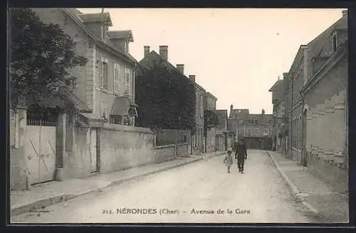 AK Nérondes, Avenue de la Gare