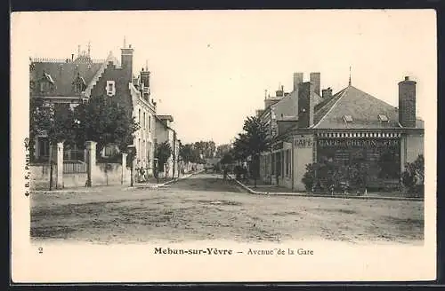 AK Mehun-sur-Yèvre, Avenue de la Gare