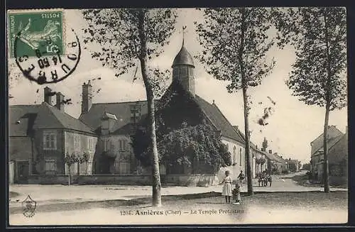 AK Asnières, Le Temple Protestant