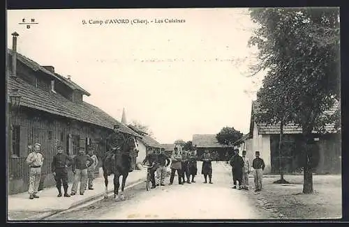 AK Avord, Camp, Les Cuisines du camp militaire