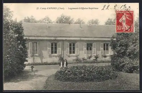 AK Avord, Camp, Logement d`Officier Supérieur au camp d`Avord (Cher)