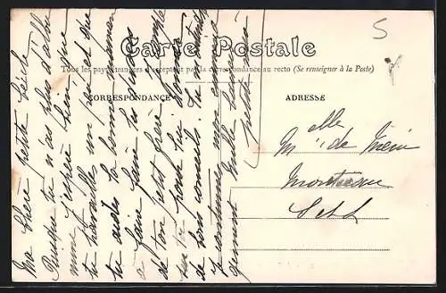 AK Avord, Camp, Rue de la Poste, Logement d`officier