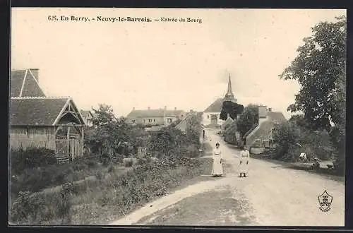 AK Neuvy-le-Barrois, Entrée du Bourg