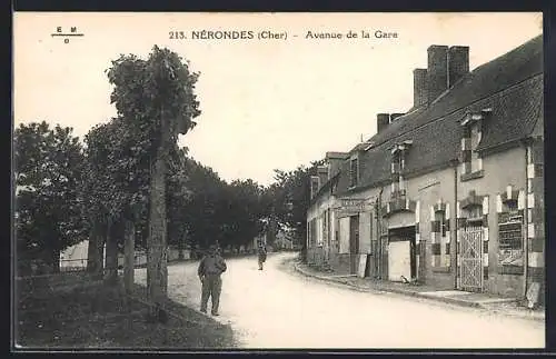 AK Nérondes, Avenue de la Gare