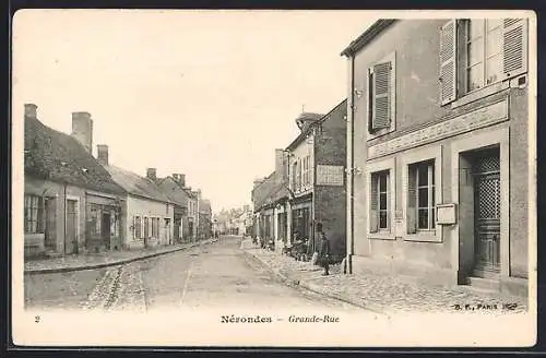 AK Nérondes, Grande-Rue