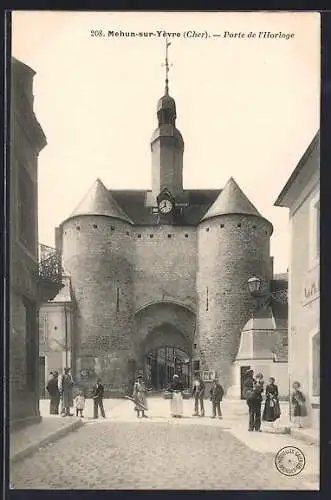 AK Mehun-sur-Yèvre, Porte de l`Horloge
