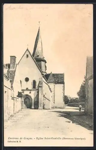 AK Gracay, Église Saint-Oustrille (Monument historique)