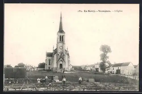 AK Veaugues, L`Église en Berry