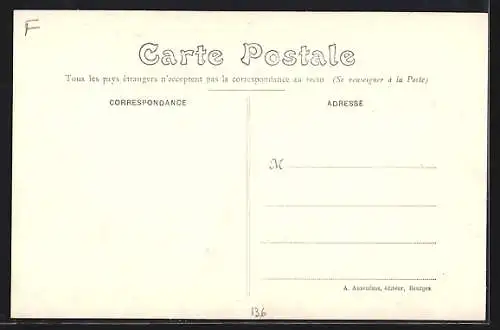 AK Allogny, La Grande Rue, partie haute