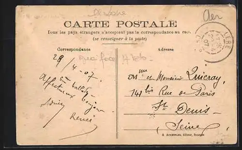 AK Belleville, L`Écluse du Canal latéral à la Loire