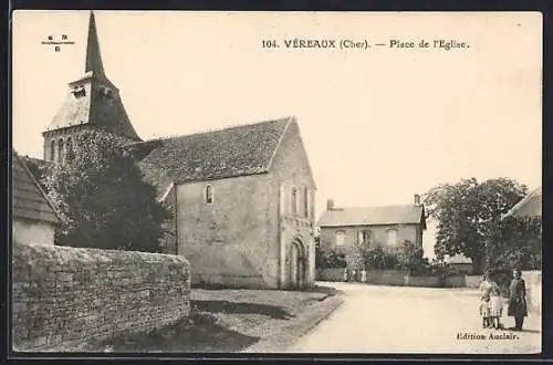 AK Véreaux, Place de l`Église