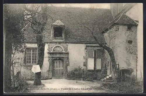 AK Dun-sur-Auron, Maison de Charles VII, côté intérieur