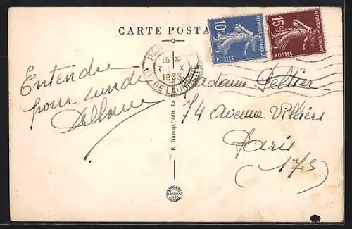 AK La Guerche, Vue Générale côté nord