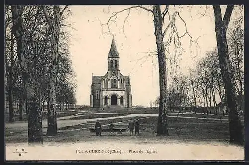 AK La Guerche, Place de l`Église