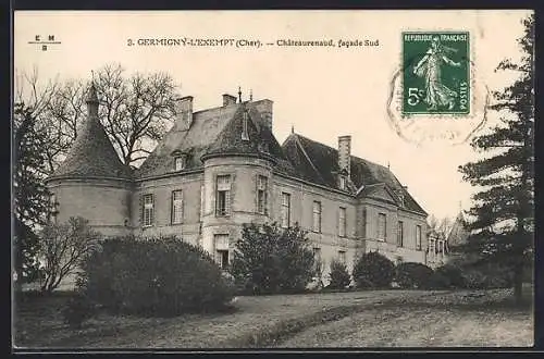 AK Germigny-l`Exempt, Châteaurenaud, facade Sud