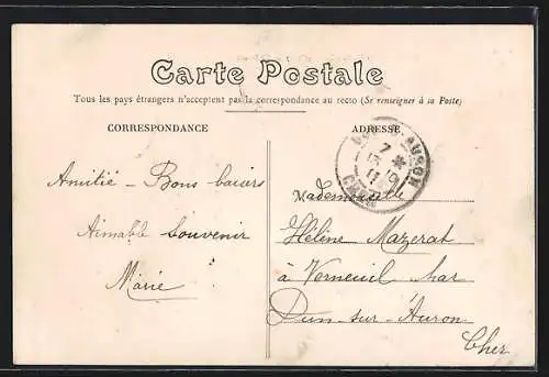 AK Germigny-l`Exempt, Châteaurenaud, facade Sud