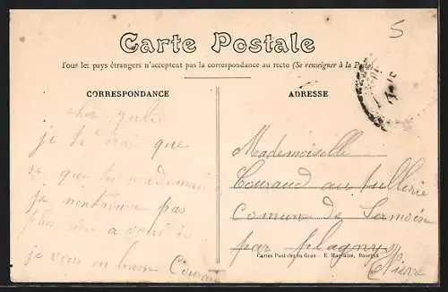 AK Le Guétin, Pont suspendu sur l`Allier et le Bec d`Allier, vue du Pont-Canal