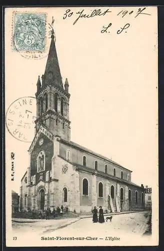 AK Saint-Florent-sur-Cher, L`Église