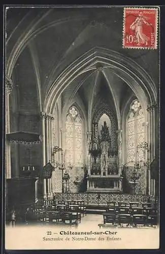 AK Châteauneuf-sur-Cher, Sanctuaire de Notre-Dame des Enfants