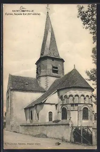 AK Saint-Outrille, Église, facade Est (XIe siècle)