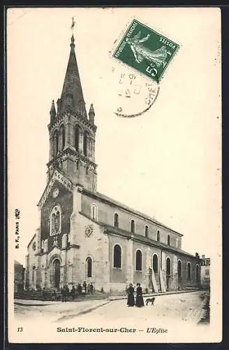 AK Saint-Florent-sur-Cher, L`église