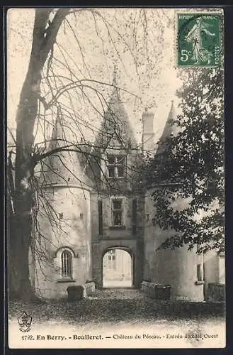 AK Boulleret, Château du Péseau, Entrée du côté Ouest