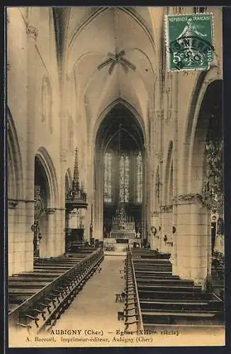 AK Aubigny, Église (XIIIe siècle)
