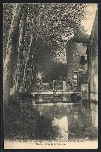 AK Aubigny, Fossés des anciennes fortifications Boulevard de la République